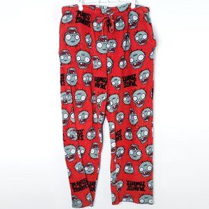 Plants Vs Zombies Video Game Christmas Fleece PJ